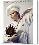Chocolate. Cheaper Than Therapy. Canvas Print