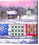 Christmas Eve Quilts Canvas Print