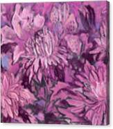 Chrysanthemum Abstraction, Saturated Version Canvas Print