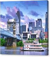 Cincinnati Cruising Canvas Print