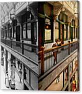 City - Cleveland, Oh - The Colonial Aracde 1908 - Side By Side Canvas Print