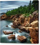 Cliffs Of Acadia Canvas Print