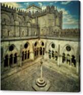 Cloister Of The Cathedral Of Porto Canvas Print