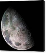 Close Up Of The Moon Canvas Print