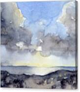 Clouds Over The Sea Canvas Print