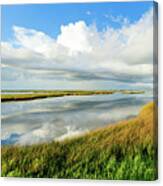 Cloudy Reflections Canvas Print