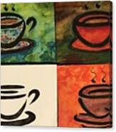 Coffee 4 Pack Canvas Print