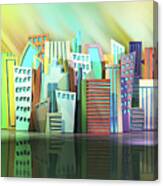 Color City Canvas Print