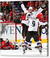 Colorado Avalanche V Calgary Flames Canvas Print