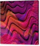 Colorful Boho Zigzags Canvas Print