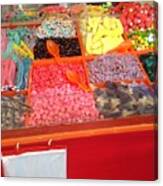 Colorful Candy Display Canvas Print