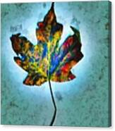 Colorful Leaf Canvas Print