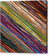 Colorful Leather Strips At Apt Market Canvas Print