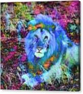Colorful Lion King Canvas Print