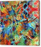 Colorful Moose Animal Art - Hidden Gem Canvas Print