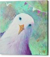 Colorful Seagull Eddy Canvas Print
