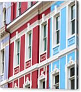 Colourful Notting Hill Houses Canvas Print