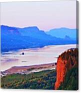 Columbia River Gorge Sunset Canvas Print