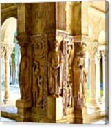 Columns Of St. Trophime In Arles Canvas Print