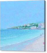 Coogee Beach Morning - Seascape Impression Canvas Print