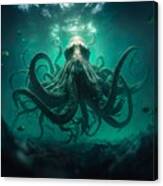 Cousin Of Cthulu Canvas Print