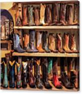 Cowboy Boots Canvas Print