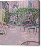 Cozy Courtyard Canvas Print