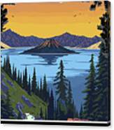 Crater Lake, Or Canvas Print
