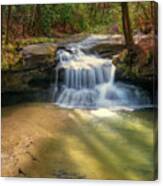Creation Falls At Red River Gorge Geological Area In Kentucky Canvas Print