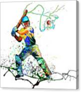 Cricket Passion 01 Canvas Print