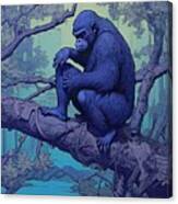 Cross River Gorilla Canvas Print