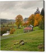 Crow Valley Farming Canvas Print