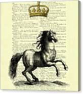 Crowned Horse Canvas Print