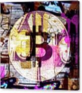 Crypto Currency Bitcoin I Canvas Print