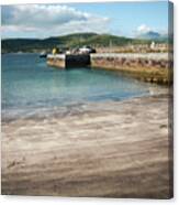 Cuan Pier And Slipway Canvas Print