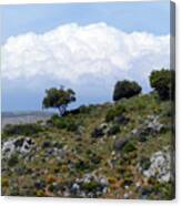 Cumulus Clouds - Sierra Nevada Canvas Print