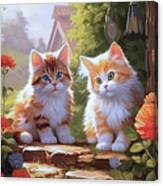 Cute Kittens Canvas Print