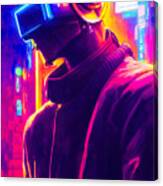 Cyberpunk Society, 20 Canvas Print