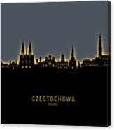 Czestochowa Poland Skyline #11 Canvas Print