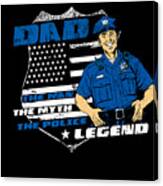the Man Myth Legend Gift Keychain Office Work Christmas POLICE OFFICER 