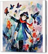 Dance Of Spring Canvas Print