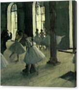 Dance Rehearsal, 1876 Canvas Print