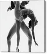 Dancers In Balanchine's Bugaku Canvas Print