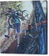 Daredevil Bikers Canvas Print