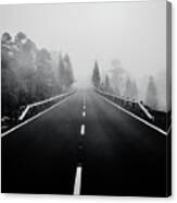 Dark Mountain Road Canvas Print