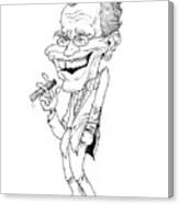 David Letterman Canvas Print