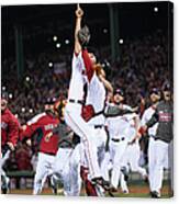 David Ross And Koji Uehara Canvas Print