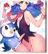 Sexy Dawn and Piplup Pokemon Acrylic Print by Fumio - Pixels