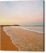 Dee Why Beach Sunset No 3 Canvas Print