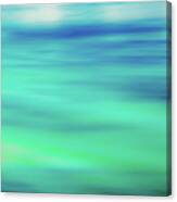 Deep Blue Sea Abstract Canvas Print